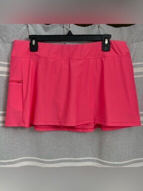 NWT Beach Diva / Pink Swim Skirt Size 16